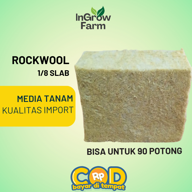 Jual MEDIA TANAM PENGGANTI ROCKWOOL HIDROPONIK / MEDIA SEMAI TANAMAN ...